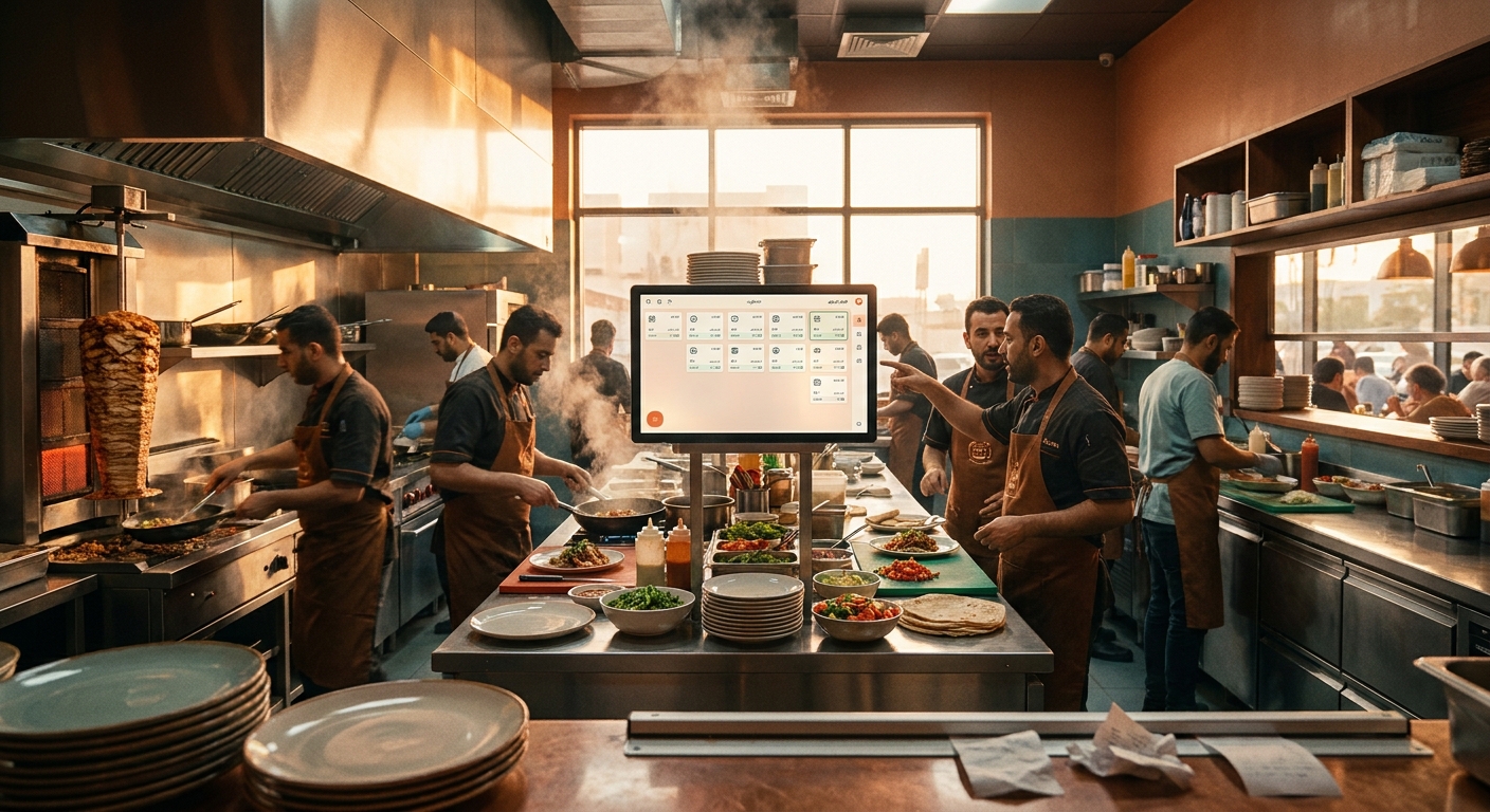 Peak hour isn’t about more staff — kitchen flow wins with custom CRM for Arab businesses