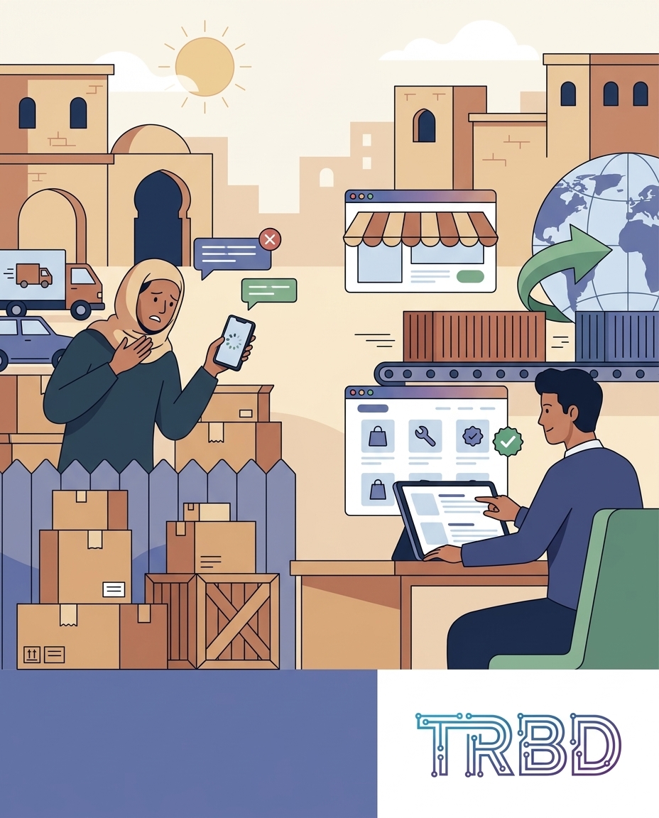 3 علامات أن تأخير الشحن عندك مرتبط بواتساب — وأهمية الموقع الإلكتروني للشركات المحلية سوريا